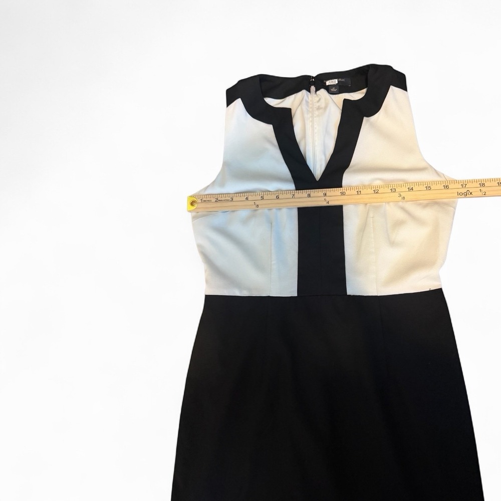 Banana Republic Business Dress-Black & Cream 4P Old Money Professional Career - Picture 6 of 7